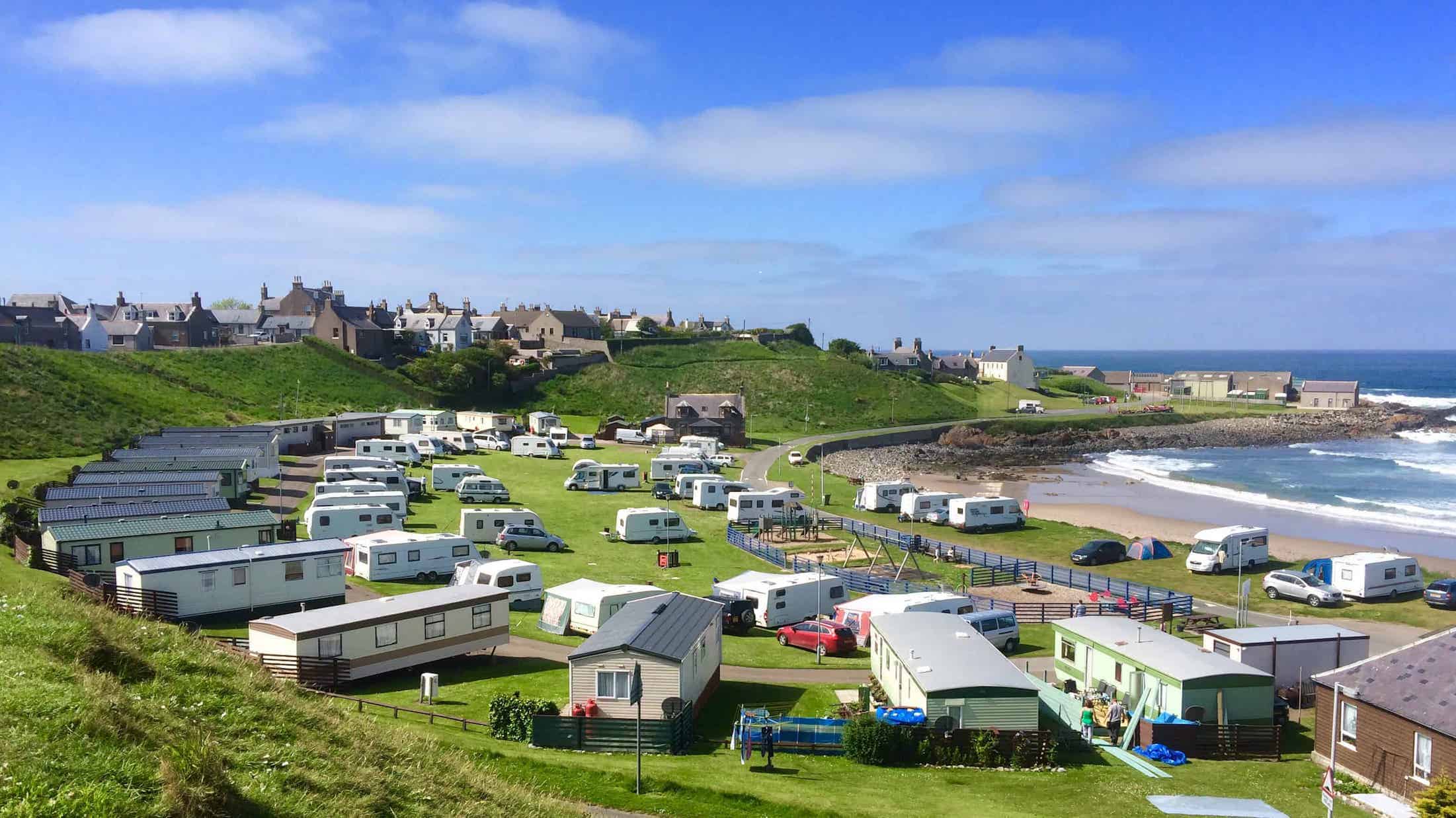 Portsoy Links Caravan Park Camping Scotland